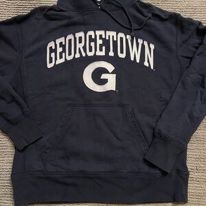 Vintage Georgetown Charcoal/Navy Hoodie